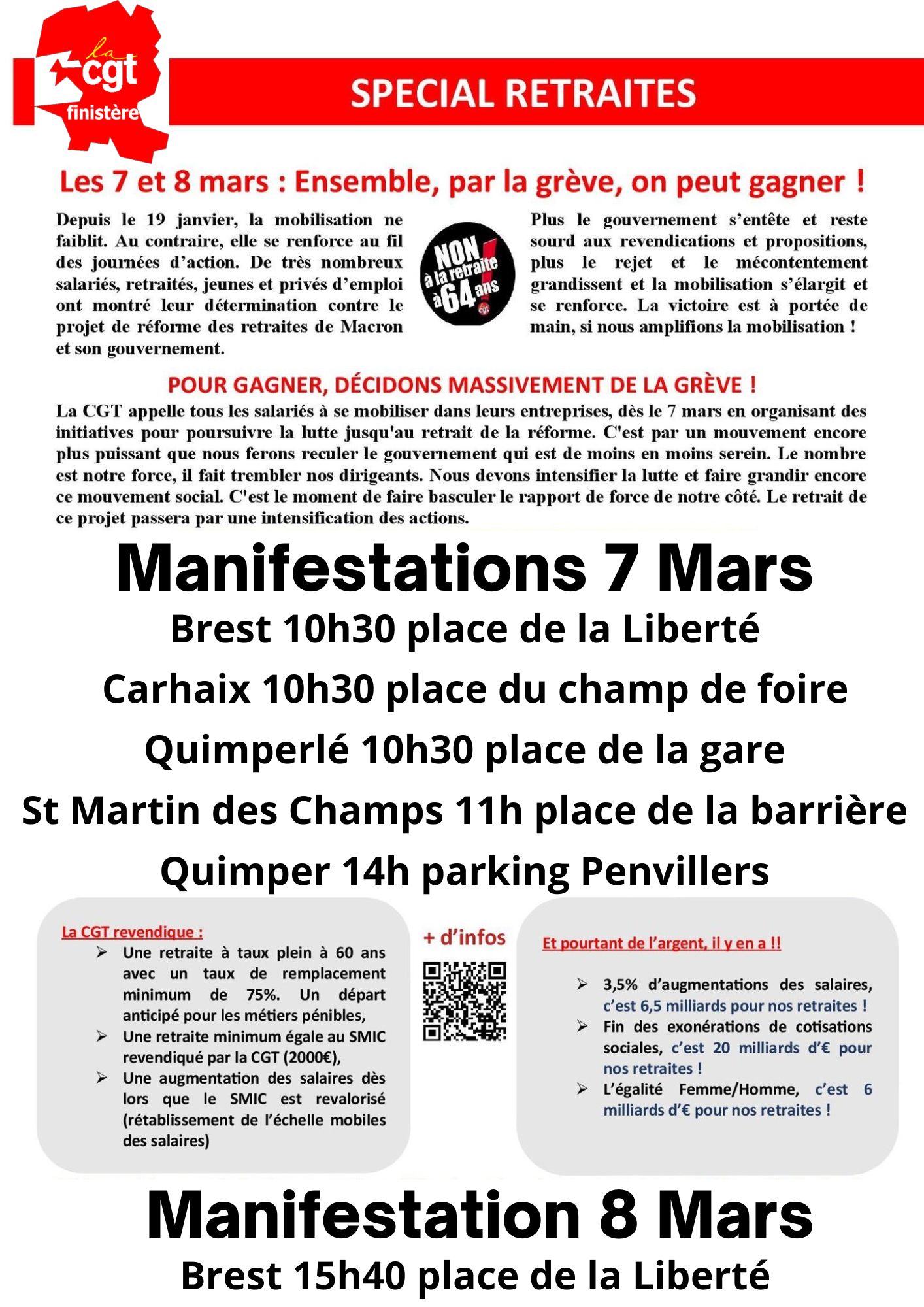 Manifestations 7 8 mars