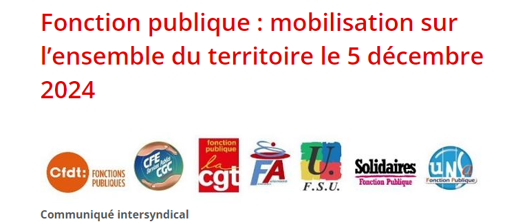 Fonction publique mobilisation sur lens